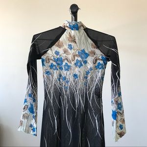 EXQUISITE Vintage Japanese inspired kimono dress